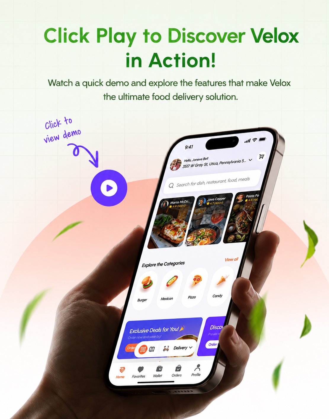 Foodie | UberEats Clone | Food Delivery App | Multi Restaurant Food Delivery App with AI Assistant - 4