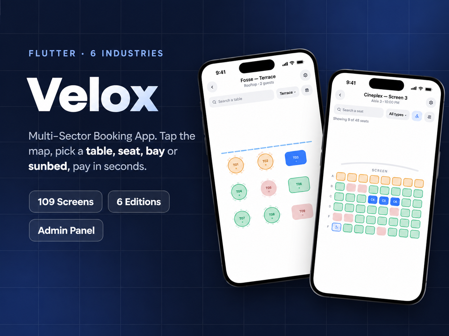 Velox Multi sector Booking App