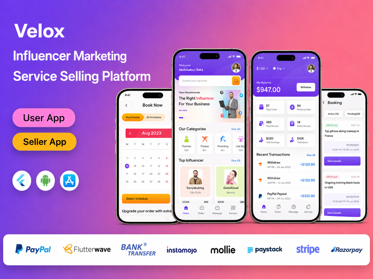 Velox Influencer marketing Platform