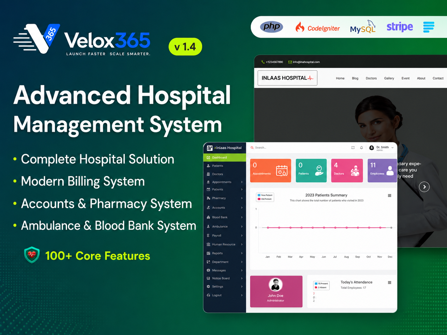 Velox Hospital Management System