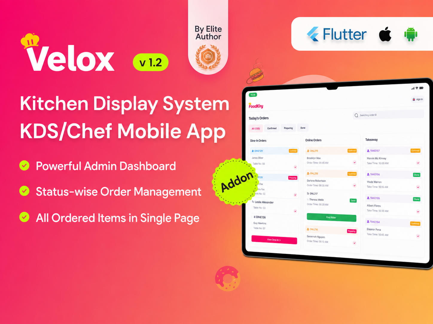 Velox Kitchen Display System